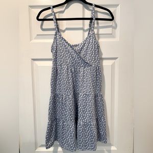Hollister Blue Floral Dress XS